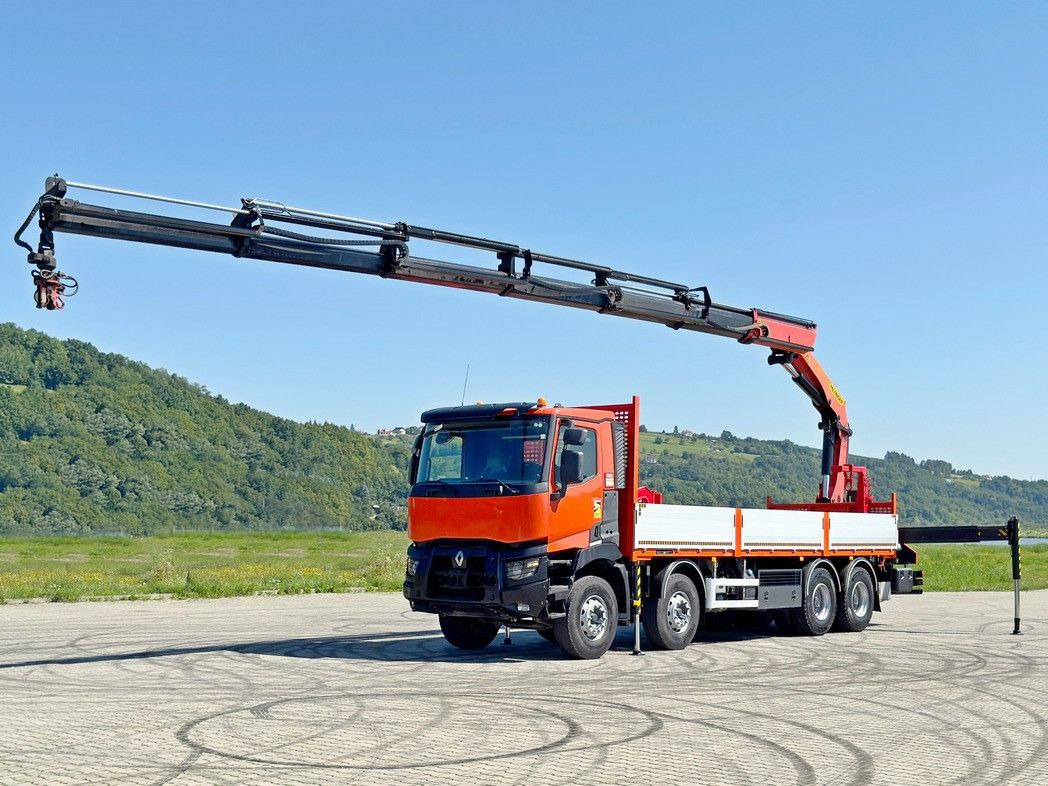 Renault C 430 * PRITSCHE 7,80m*PK 26002 - EH E/FUNK *8x4 - Kraanaga veoauto: pilt 2 Renault C 430 * PRITSCHE 7,80m*PK 26002 - EH E/FUNK *8x4 - Kraanaga veoauto: pilt 2