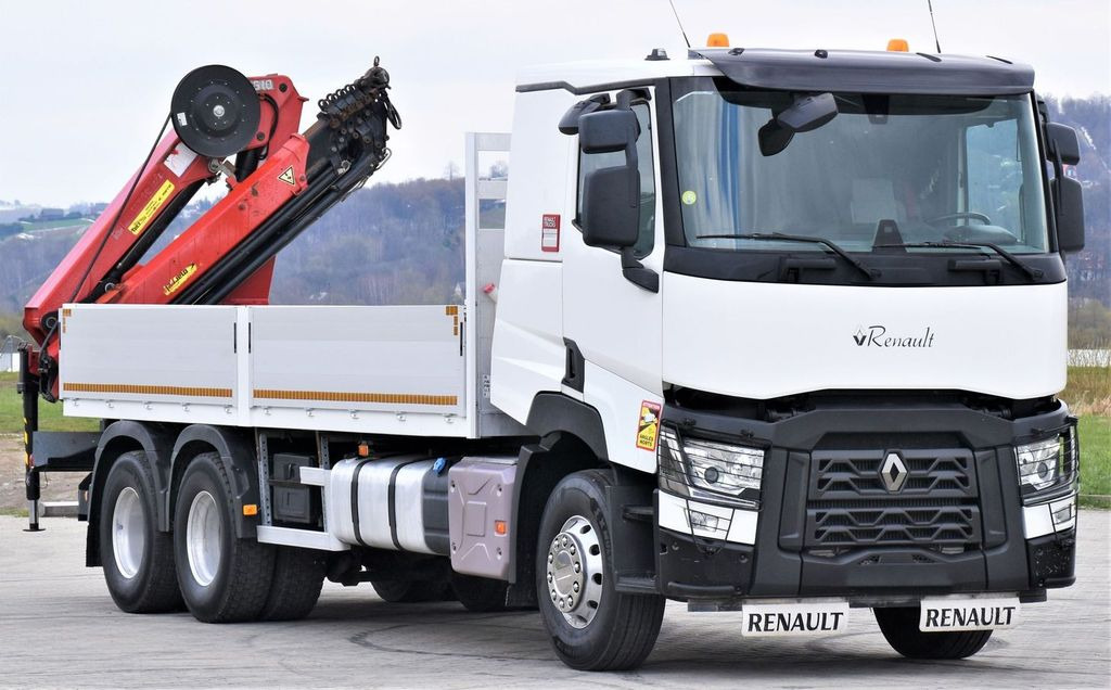 Renault C 460 * HMF 1510 K6 + FUNK * 6x4 - Kraanaga veoauto, Madelveok/ Platvormveok: pilt 4 Renault C 460 * HMF 1510 K6 + FUNK * 6x4 - Kraanaga veoauto, Madelveok/ Platvormveok: pilt 4
