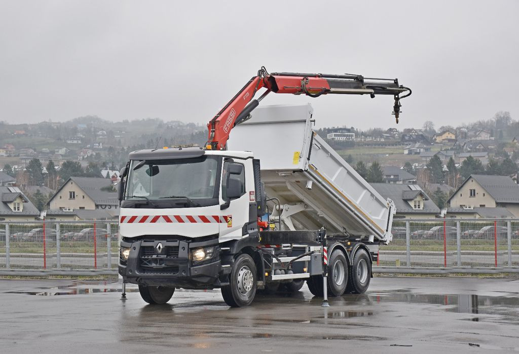 Renault C380 *KIPPER 5,10 m* FASSI F175A.0.22+FUNK /6x4 - Kraanaga veoauto, Kallurauto: pilt 2 Renault C380 *KIPPER 5,10 m* FASSI F175A.0.22+FUNK /6x4 - Kraanaga veoauto, Kallurauto: pilt 2