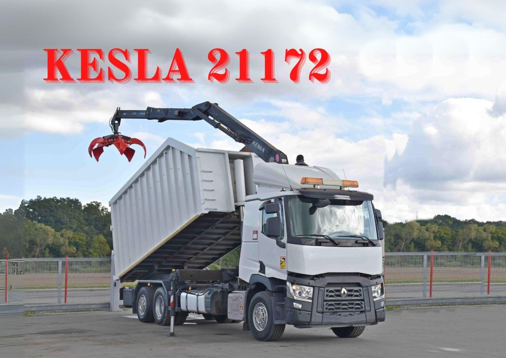 Kraanaga veoauto, Kallurauto Renault C460* ABROLLKIPPER *KESLA 21172 * TOPZUSTAND: pilt 1