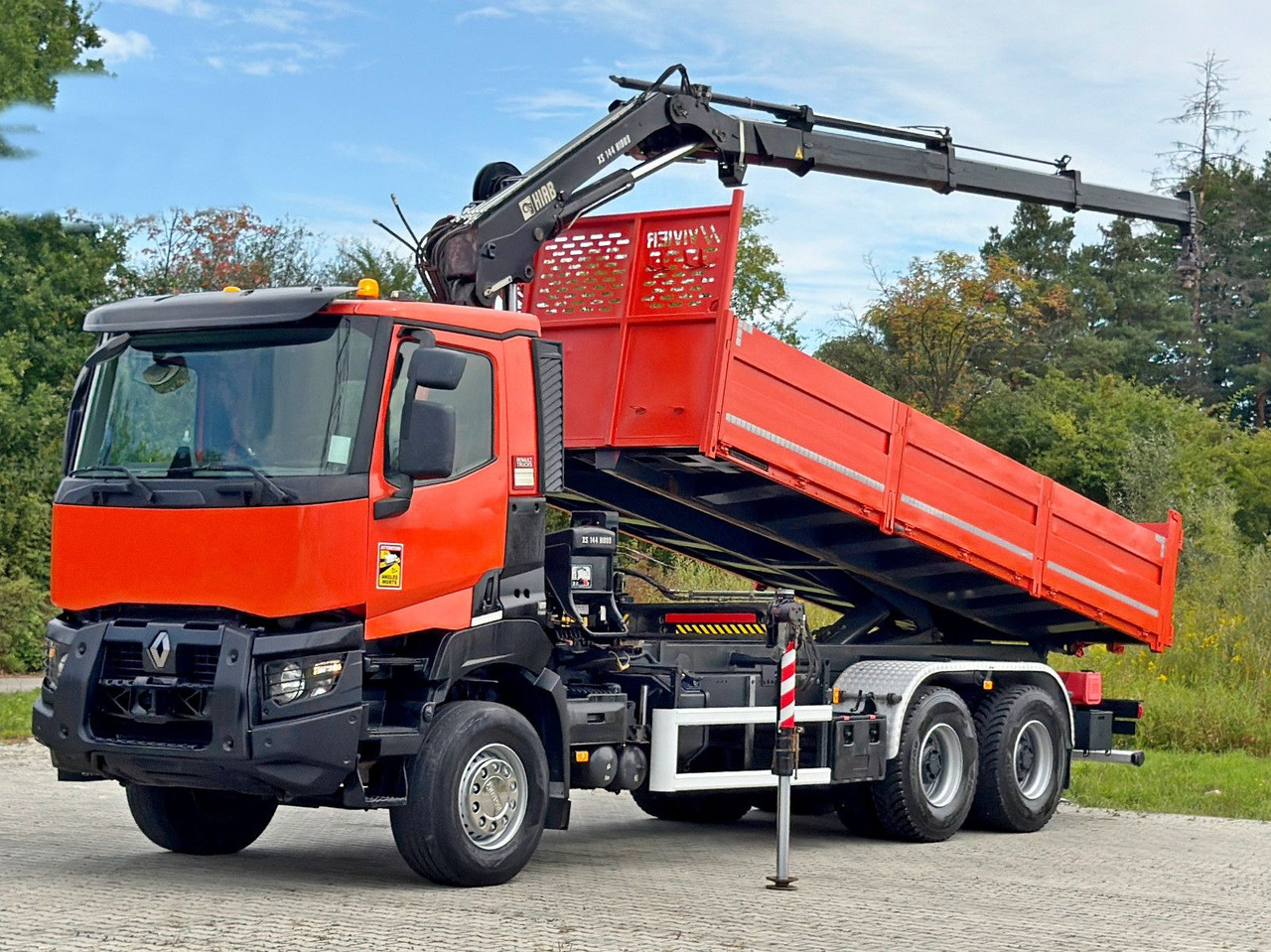 Renault K 380 * HIAB 144 BS - 3 HIDUO + FUNK * 6x4 * TOP - Kallurauto, Kraanaga veoauto: pilt 2 Renault K 380 * HIAB 144 BS - 3 HIDUO + FUNK * 6x4 * TOP - Kallurauto, Kraanaga veoauto: pilt 2