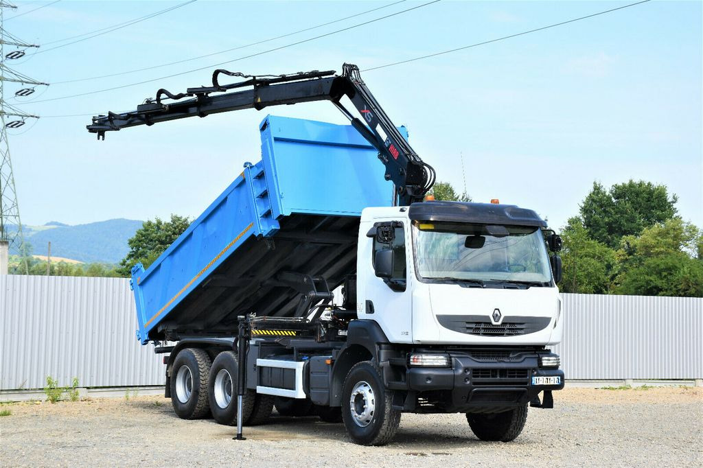 Renault KERAX 370 DXI* HIAB 122B-3 HIDUO/FUNK * 6x4 - Kallurauto, Kraanaga veoauto: pilt 2 Renault KERAX 370 DXI* HIAB 122B-3 HIDUO/FUNK * 6x4 - Kallurauto, Kraanaga veoauto: pilt 2