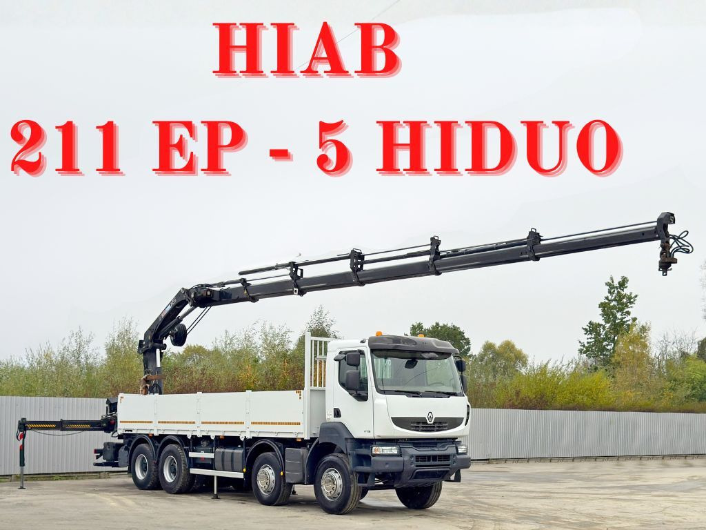 Renault KERAX 430 * HIAB 211 EP-5 HIDUO /FUNK *8x4 - Kraanaga veoauto: pilt 1 Renault KERAX 430 * HIAB 211 EP-5 HIDUO /FUNK *8x4 - Kraanaga veoauto: pilt 1