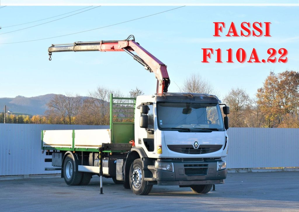 Renault Premium 370* FASSI F110A.22 * TOPZUSTAND Renault Premium 370* FASSI F110A.22 * TOPZUSTAND - Kraanaga veoauto: pilt 1 Renault Premium 370* FASSI F110A.22 * TOPZUSTAND Renault Premium 370* FASSI F110A.22 * TOPZUSTAND - Kraanaga veoauto: pilt 1
