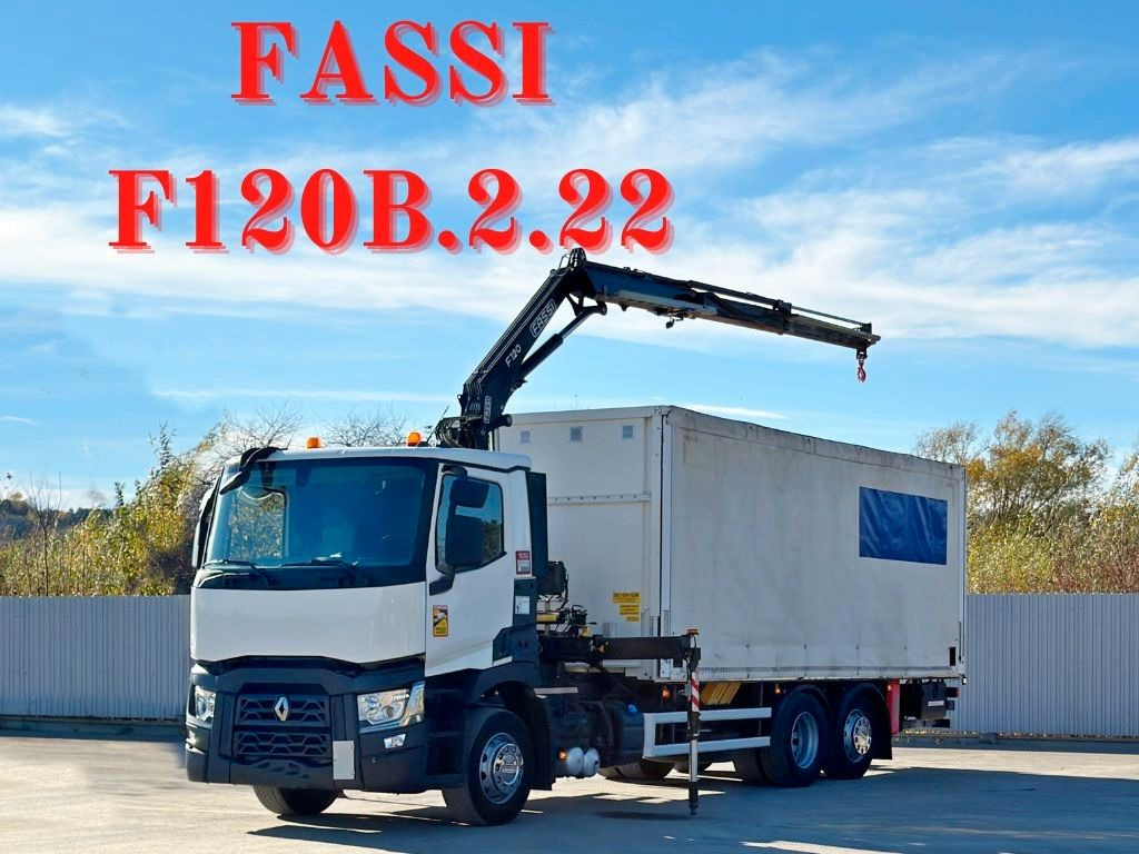 Renault T380 * FASSI F120B.2.22 / 6x2* TOP - Kraanaga veoauto: pilt 1 Renault T380 * FASSI F120B.2.22 / 6x2* TOP - Kraanaga veoauto: pilt 1