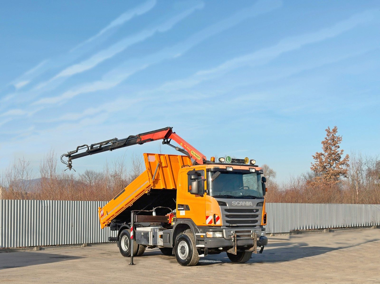 Scania G 360 * KIPPER 4,15m * PALFINGER PK 11002/ 4x4 - Kraanaga veoauto: pilt 2 Scania G 360 * KIPPER 4,15m * PALFINGER PK 11002/ 4x4 - Kraanaga veoauto: pilt 2