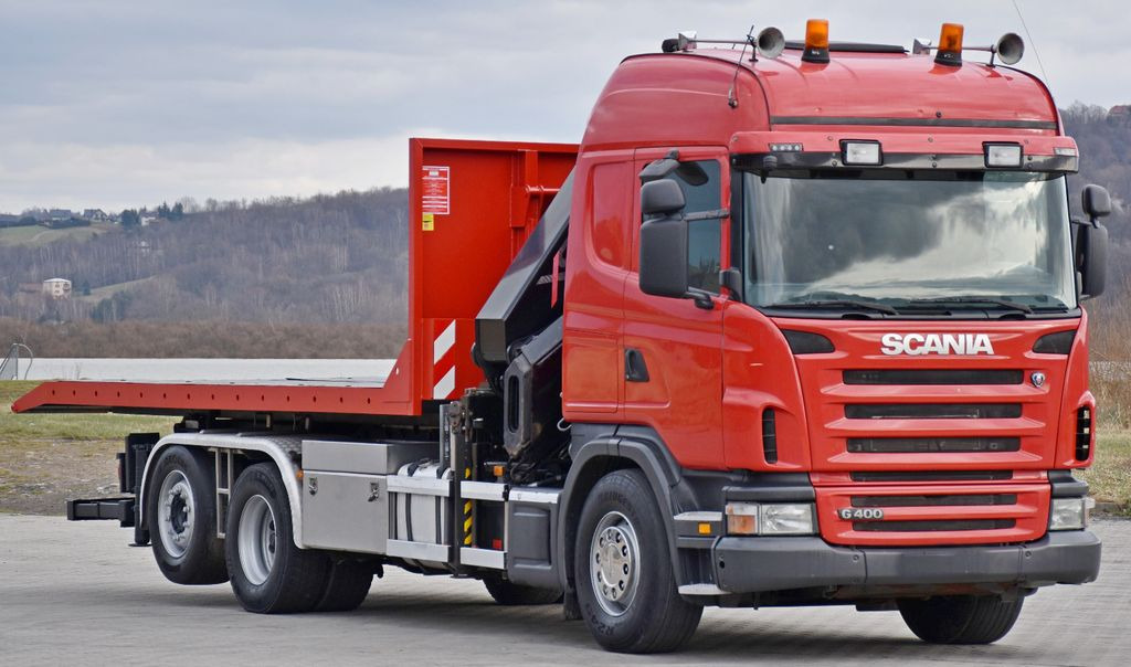Scania G 400 * Abschleppwagen 6,40m* KRAN + FUNK * TOP - Kraanaga veoauto, Konkstõstukiga veoauto: pilt 3 Scania G 400 * Abschleppwagen 6,40m* KRAN + FUNK * TOP - Kraanaga veoauto, Konkstõstukiga veoauto: pilt 3