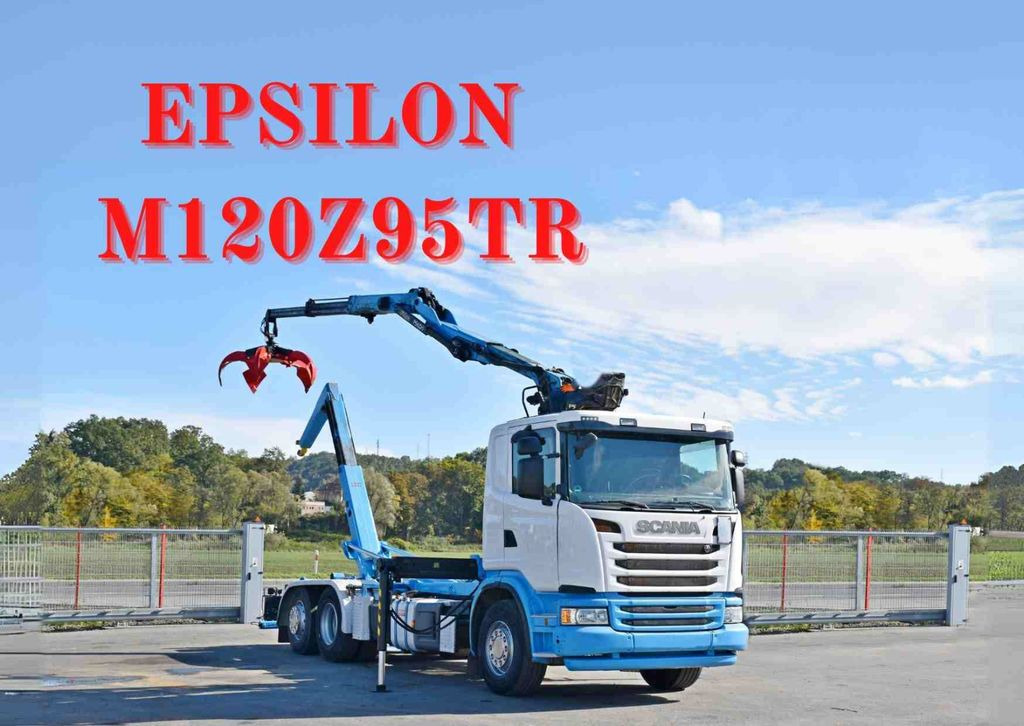 Scania G 440 * Abrollkipper * EPSILON M120Z95TR* TOP - Konkstõstukiga veoauto: pilt 1 Scania G 440 * Abrollkipper * EPSILON M120Z95TR* TOP - Konkstõstukiga veoauto: pilt 1
