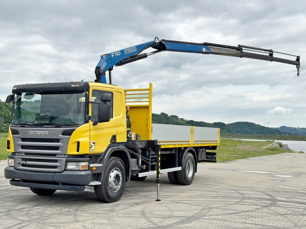 Scania P 270 * FASSI F110A.23 + FUNK * TOPZUSTAND - Kraanaga veoauto: pilt 2 Scania P 270 * FASSI F110A.23 + FUNK * TOPZUSTAND - Kraanaga veoauto: pilt 2