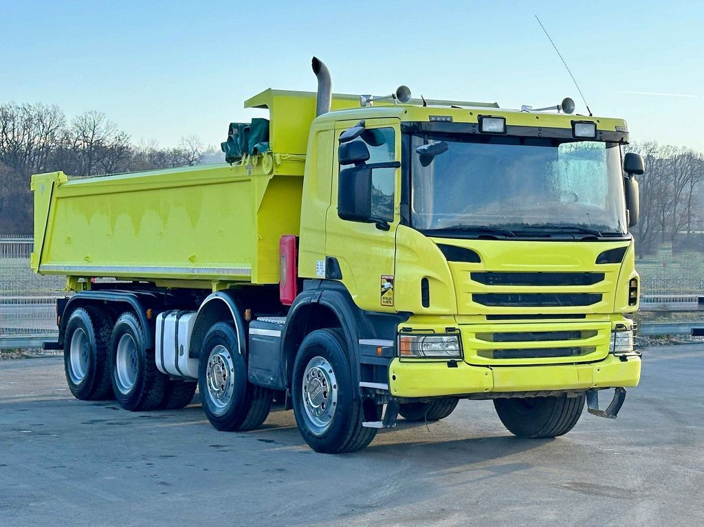 Scania P 400 Kipper 5,90 m + BORDMATIC * 8x4 * TOP ! - Kallurauto, Kraanaga veoauto: pilt 1 Scania P 400 Kipper 5,90 m + BORDMATIC * 8x4 * TOP ! - Kallurauto, Kraanaga veoauto: pilt 1