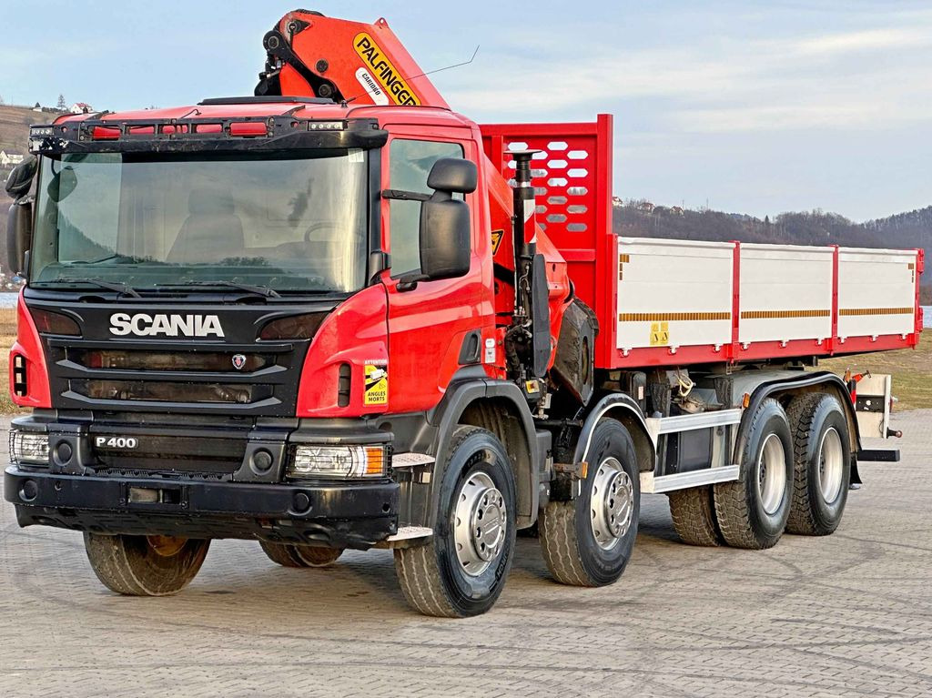 Scania P 400 Kipper 6,80 m * PK 33002-EH D + FUNK * 8x4 - Kallurauto, Kraanaga veoauto: pilt 4 Scania P 400 Kipper 6,80 m * PK 33002-EH D + FUNK * 8x4 - Kallurauto, Kraanaga veoauto: pilt 4