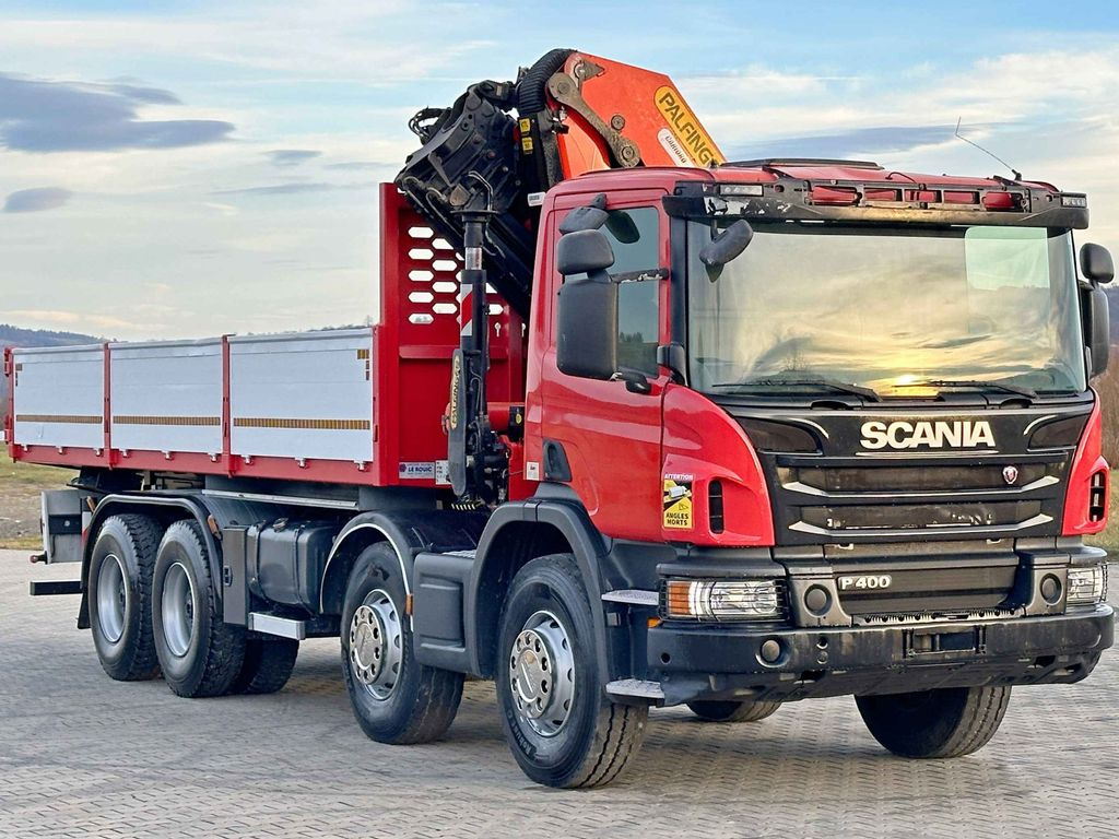 Scania P 400 Kipper 6,80 m * PK 33002-EH D + FUNK * 8x4 - Kallurauto, Kraanaga veoauto: pilt 3 Scania P 400 Kipper 6,80 m * PK 33002-EH D + FUNK * 8x4 - Kallurauto, Kraanaga veoauto: pilt 3