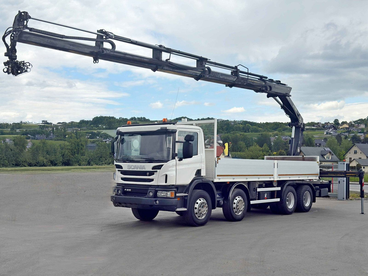 Scania P 410*PLATFORM 7,00m*HIAB 244 E-5 HIPRO+FUNK/8x4 Scania P 410*PRITSCHE 7,00m*HIAB 244 E-5 HIPRO+FUNK/8x4 - Kraanaga veoauto, Madelveok/ Platvormveok: pilt 2 Scania P 410*PLATFORM 7,00m*HIAB 244 E-5 HIPRO+FUNK/8x4 Scania P 410*PRITSCHE 7,00m*HIAB 244 E-5 HIPRO+FUNK/8x4 - Kraanaga veoauto, Madelveok/ Platvormveok: pilt 2