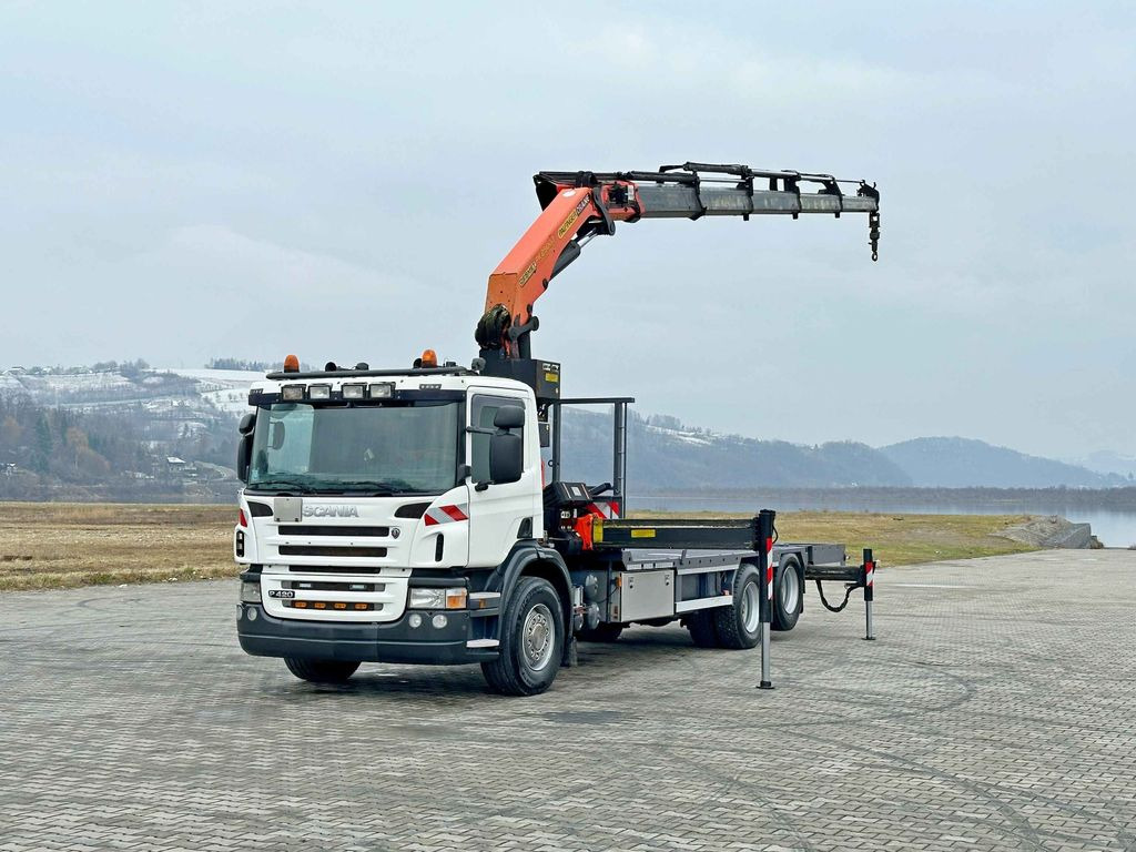 Scania P 420* PLATFORM 6,80m * PK 29002+FUNK * TOP Scania P 420* PLATFORM 6,80m * PK 29002+FUNK * TOP - Puksiirauto: pilt 2 Scania P 420* PLATFORM 6,80m * PK 29002+FUNK * TOP Scania P 420* PLATFORM 6,80m * PK 29002+FUNK * TOP - Puksiirauto: pilt 2