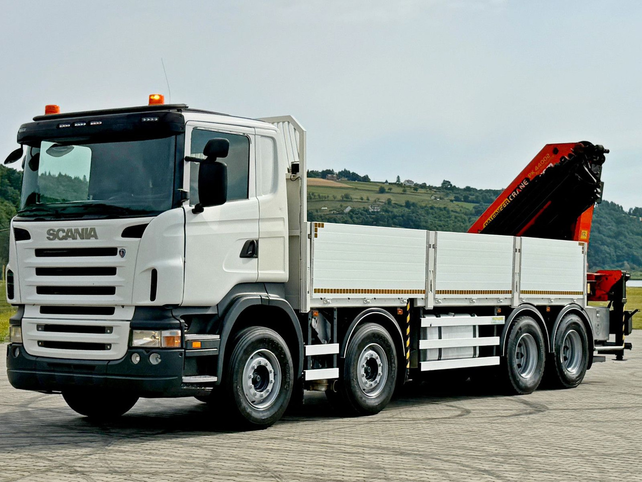 Scania R 420 PRITSCHE 6,47 m * PK 44002/FUNK * 8x4 /TOP - Kraanaga veoauto: pilt 4 Scania R 420 PRITSCHE 6,47 m * PK 44002/FUNK * 8x4 /TOP - Kraanaga veoauto: pilt 4