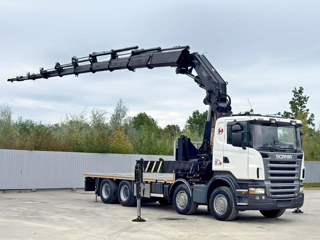 Scania R 620*PLATFORM 6,45m*HIAB 600 E - 9 + FUNK / 8x4 - Kraanaga veoauto: pilt 2 Scania R 620*PLATFORM 6,45m*HIAB 600 E - 9 + FUNK / 8x4 - Kraanaga veoauto: pilt 2