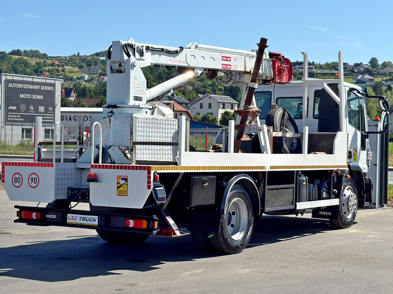 Veoauto, Kraanaga veoauto Iveco Eurocargo 120E22 * Bohrgerät auf LKW + FUNK *TOP: pilt 7