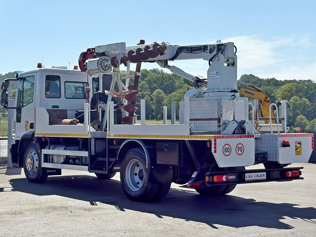 Veoauto, Kraanaga veoauto Iveco Eurocargo 120E22 * Bohrgerät auf LKW + FUNK *TOP: pilt 8