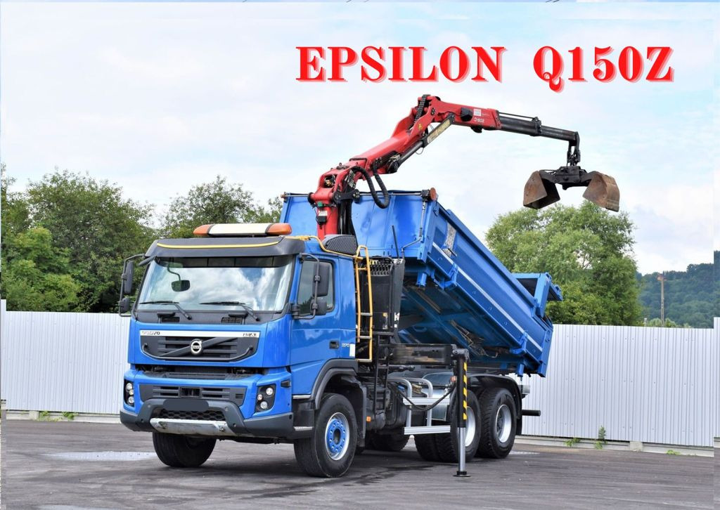 Volvo FMX 370 Kipper 4,90m *EPSILON Q150Z/FUNK*6x4 Volvo FMX 370 Kipper 4,90m *EPSILON Q150Z/FUNK*6x4 - Kraanaga veoauto, Kallurauto: pilt 1 Volvo FMX 370 Kipper 4,90m *EPSILON Q150Z/FUNK*6x4 Volvo FMX 370 Kipper 4,90m *EPSILON Q150Z/FUNK*6x4 - Kraanaga veoauto, Kallurauto: pilt 1
