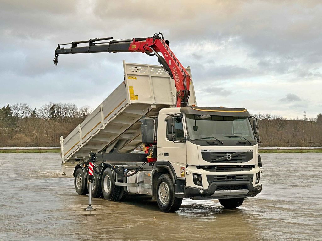 Volvo FMX 450 Kipper 6,50m*FASSI F215A.0.24 + FUNK*8x4 - Kraanaga veoauto, Kallurauto: pilt 2 Volvo FMX 450 Kipper 6,50m*FASSI F215A.0.24 + FUNK*8x4 - Kraanaga veoauto, Kallurauto: pilt 2