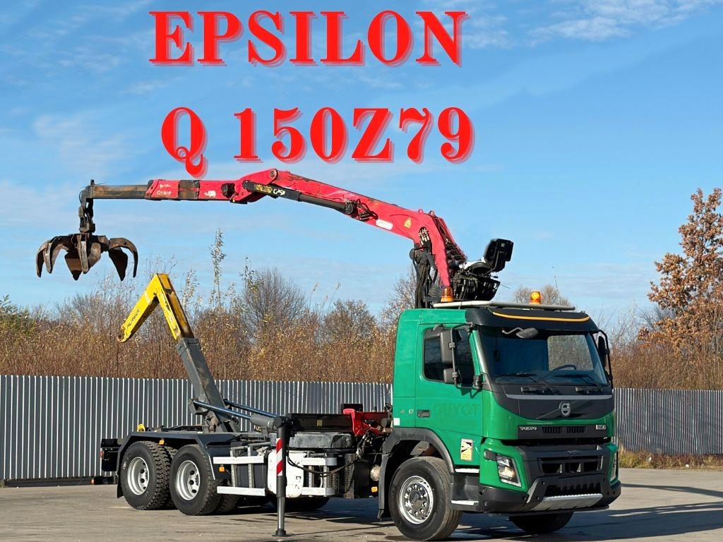 Volvo FMX 460 * Abrollkipper + EPSILON 150Z79 * 6x4 - Konkstõstukiga veoauto: pilt 1 Volvo FMX 460 * Abrollkipper + EPSILON 150Z79 * 6x4 - Konkstõstukiga veoauto: pilt 1