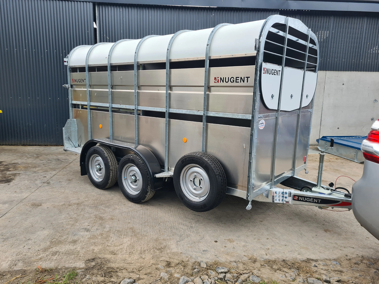 12 x 6 Nugent Livestock Trailer - Loomaveo järelhaagis: pilt 1 12 x 6 Nugent Livestock Trailer - Loomaveo järelhaagis: pilt 1