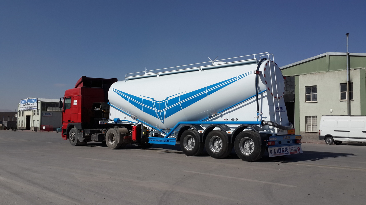 Uus Tsistern poolhaagis transporditavad ained tsement LIDER 2022 MODEL NEW CEMENT TANKER: pilt 9