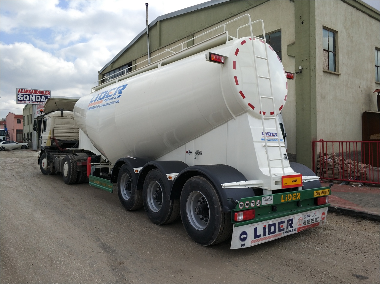 Uus Tsistern poolhaagis transporditavad ained tsement LIDER 2022 MODEL NEW CEMENT TANKER: pilt 14