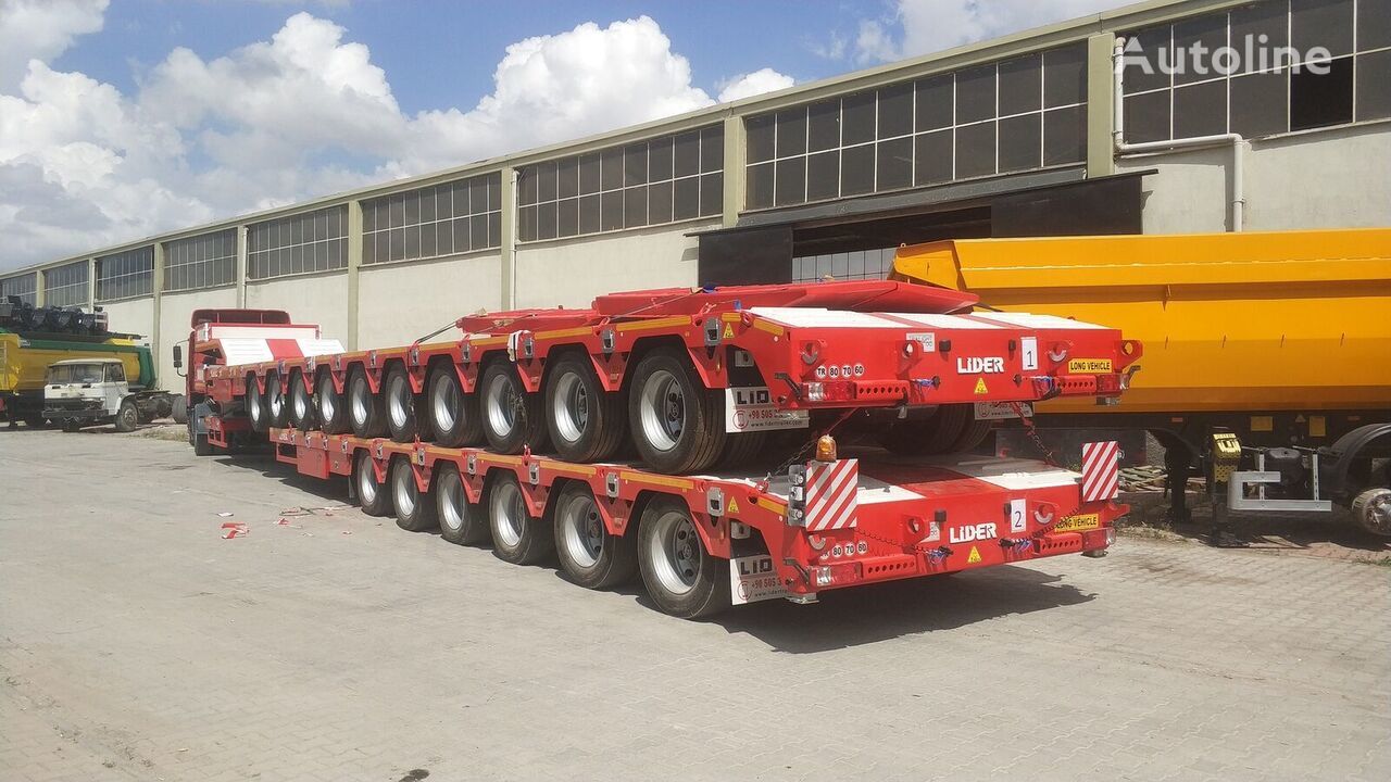 Uus Madal platvormpoolhaagis LIDER 2022 model 150 Tons capacity Lowbed semi trailer: pilt 1