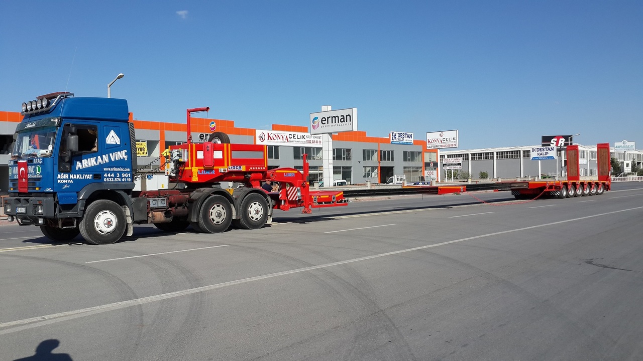 Uus Madal platvormpoolhaagis transporditavad ained rasketehnika LIDER 2024 YEAR NEW MODELS containeer flatbes semi TRAILER FOR SALE: pilt 6