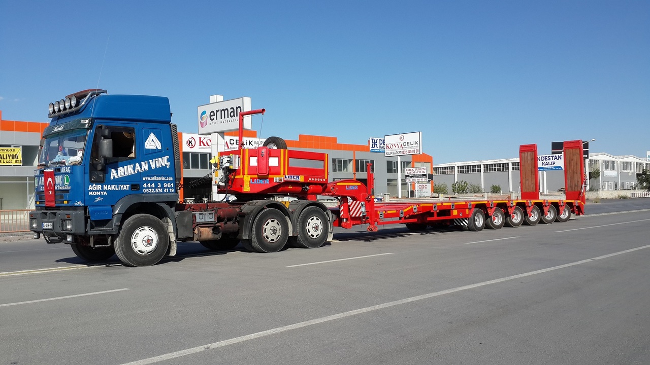 Uus Madal platvormpoolhaagis transporditavad ained rasketehnika LIDER 2024 YEAR NEW MODELS containeer flatbes semi TRAILER FOR SALE: pilt 11