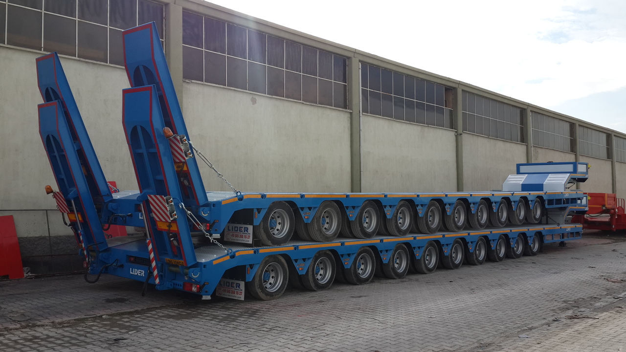 Uus Madal platvormpoolhaagis transporditavad ained rasketehnika LIDER 2024 YEAR NEW MODELS containeer flatbes semi TRAILER FOR SALE: pilt 15
