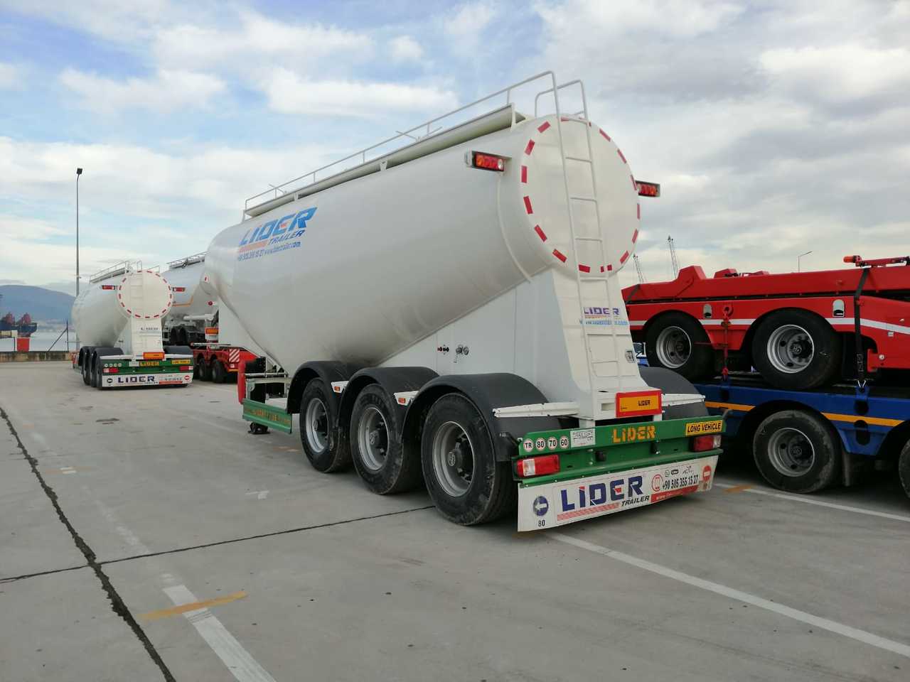 Uus Tsistern poolhaagis transporditavad ained tsement LIDER 2025  MODEL NEW CEMENT TANKER: pilt 16