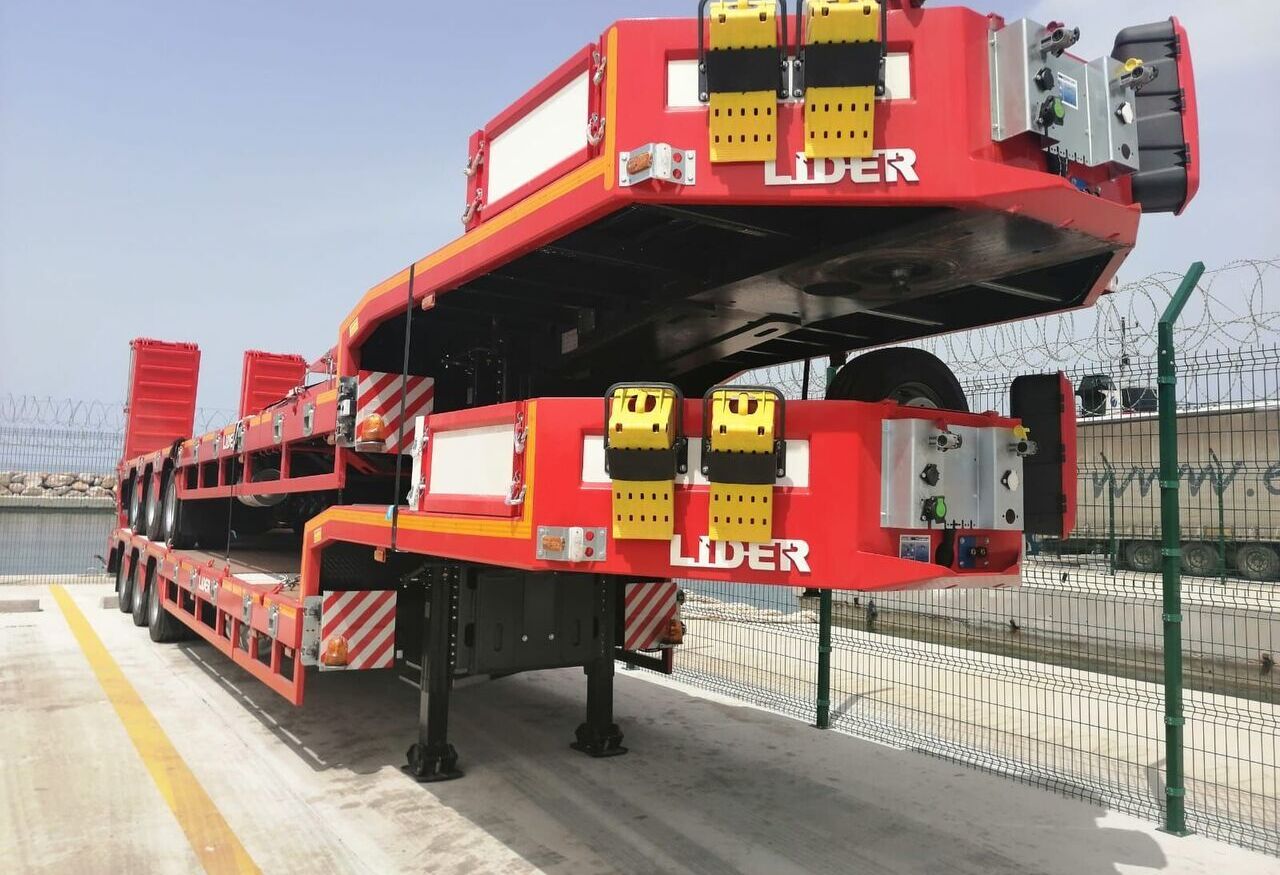 Uus Madal platvormpoolhaagis transporditavad ained rasketehnika LIDER 2025  READY IN STOCK 50 TONS CAPACITY LOWBED: pilt 16