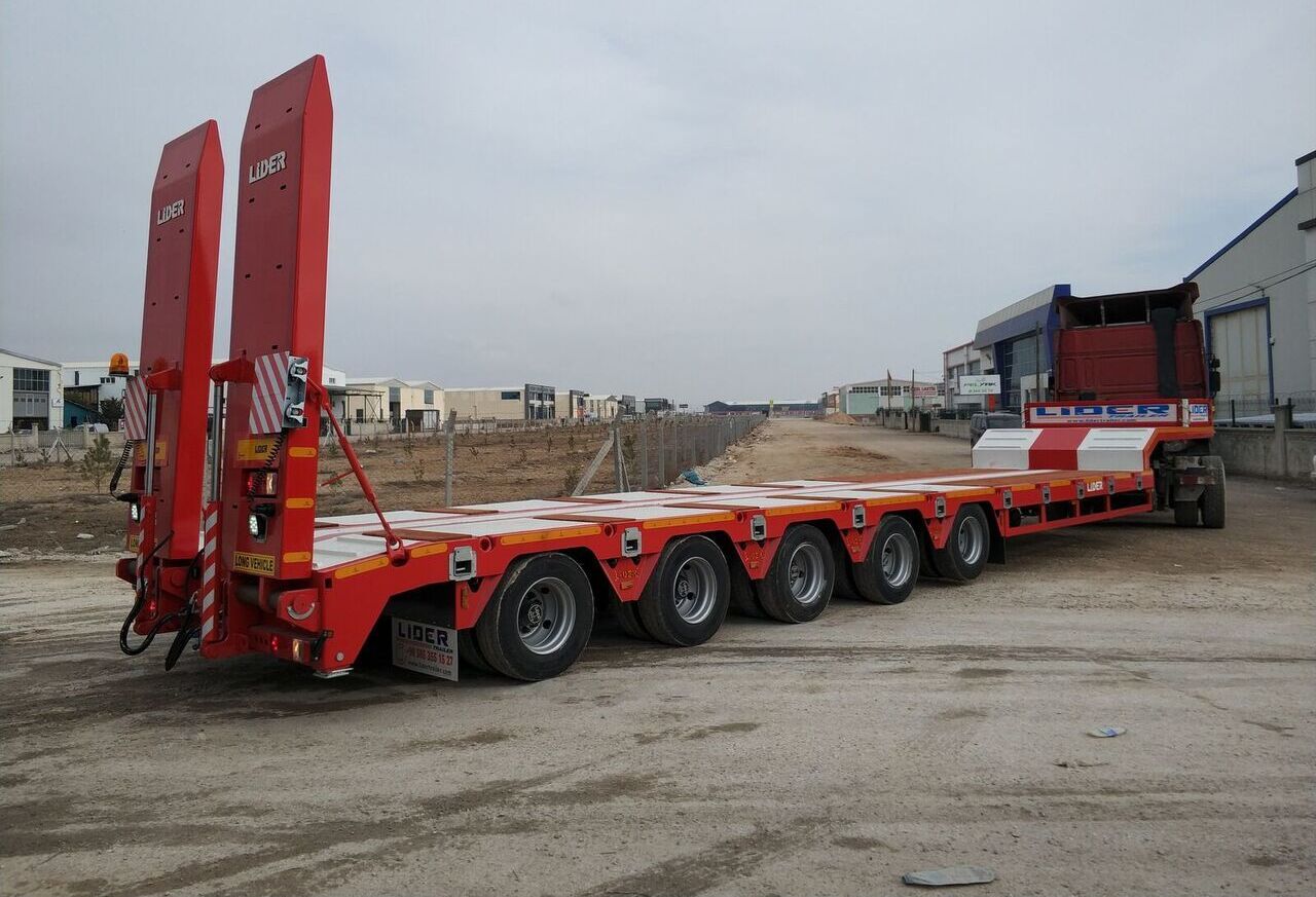 Uus Madal platvormpoolhaagis transporditavad ained rasketehnika LIDER 2025  READY IN STOCK 50 TONS CAPACITY LOWBED: pilt 10
