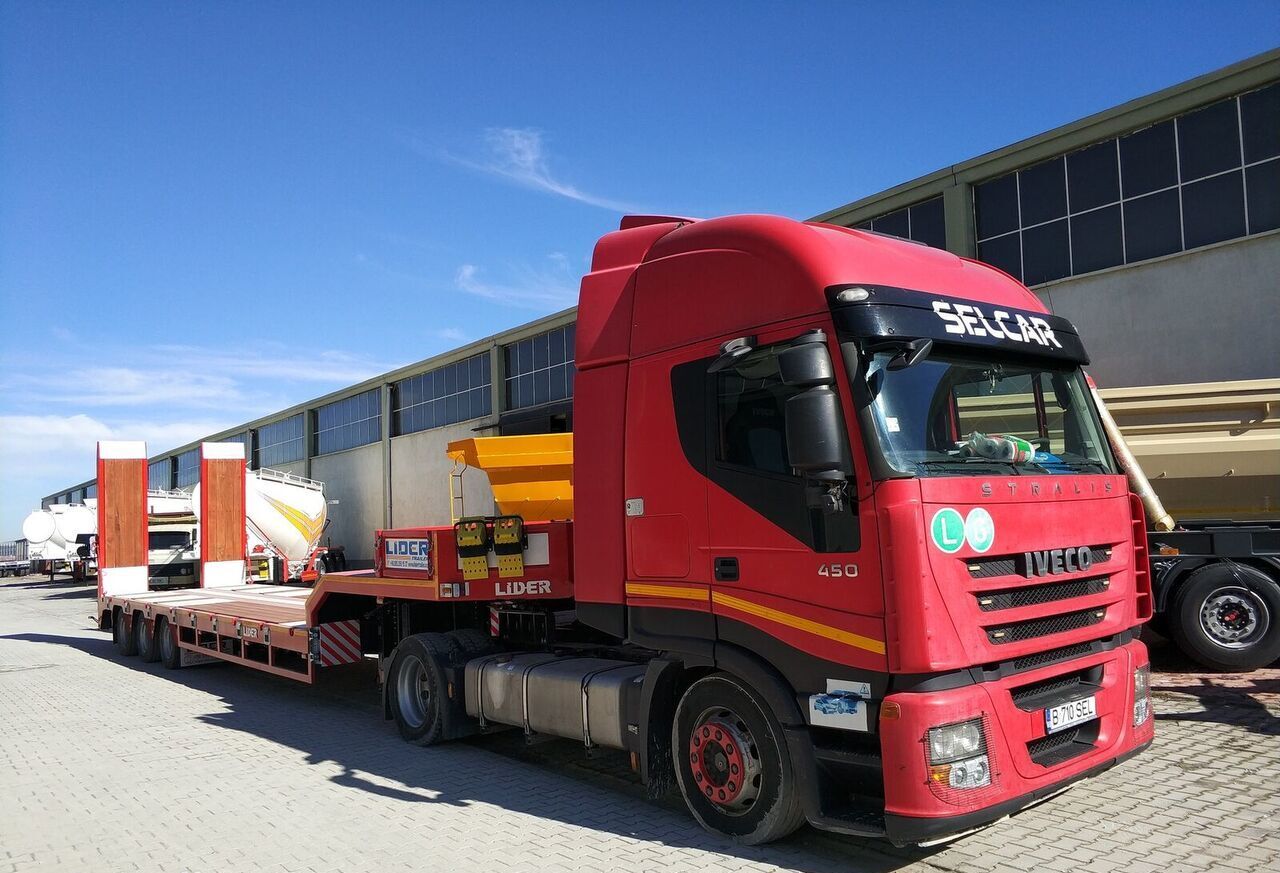 Uus Madal platvormpoolhaagis transporditavad ained rasketehnika LIDER 2025  READY IN STOCK 50 TONS CAPACITY LOWBED: pilt 13