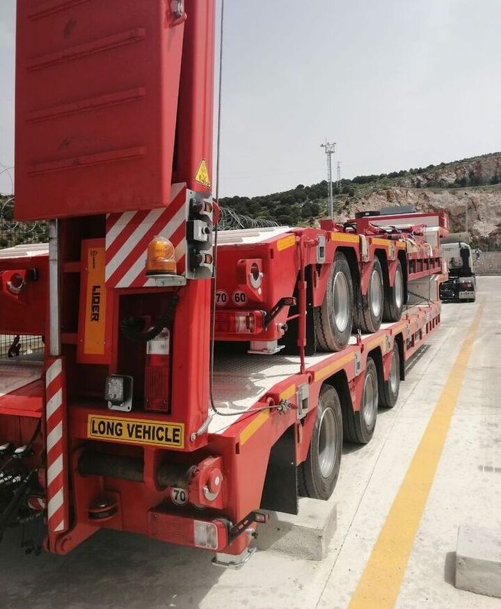 Uus Madal platvormpoolhaagis transporditavad ained rasketehnika LIDER 2025  READY IN STOCK 50 TONS CAPACITY LOWBED: pilt 8
