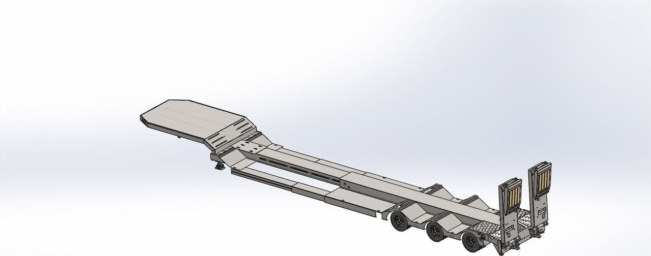Uus Madal platvormpoolhaagis LIDER 2025 YEAR NEW LOWBED TRAILER FOR SALE (MANUFACTURER COMPANY): pilt 6