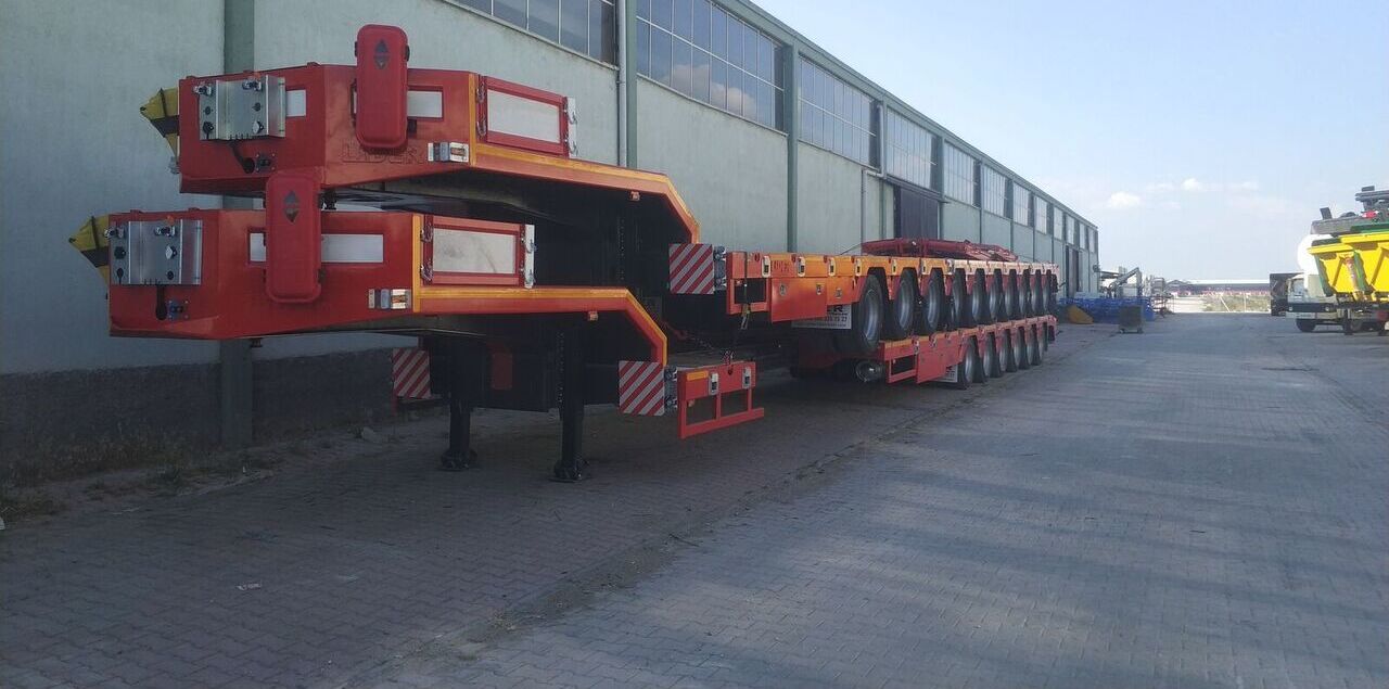 Uus Madal platvormpoolhaagis LIDER 2025 model 150 Tons capacity Lowbed semi trailer: pilt 7