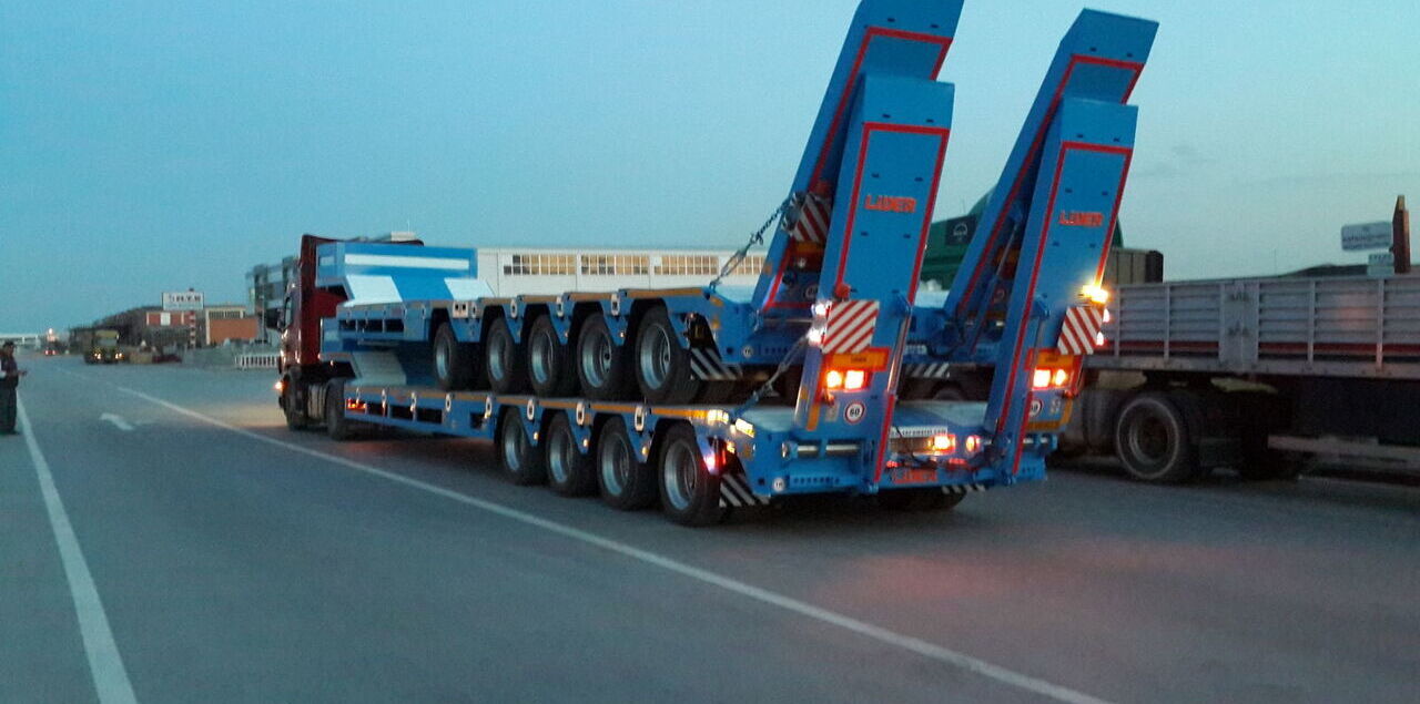 Uus Madal platvormpoolhaagis transporditavad ained rasketehnika LIDER 2025 model new directly from manufacturer company available stock: pilt 7