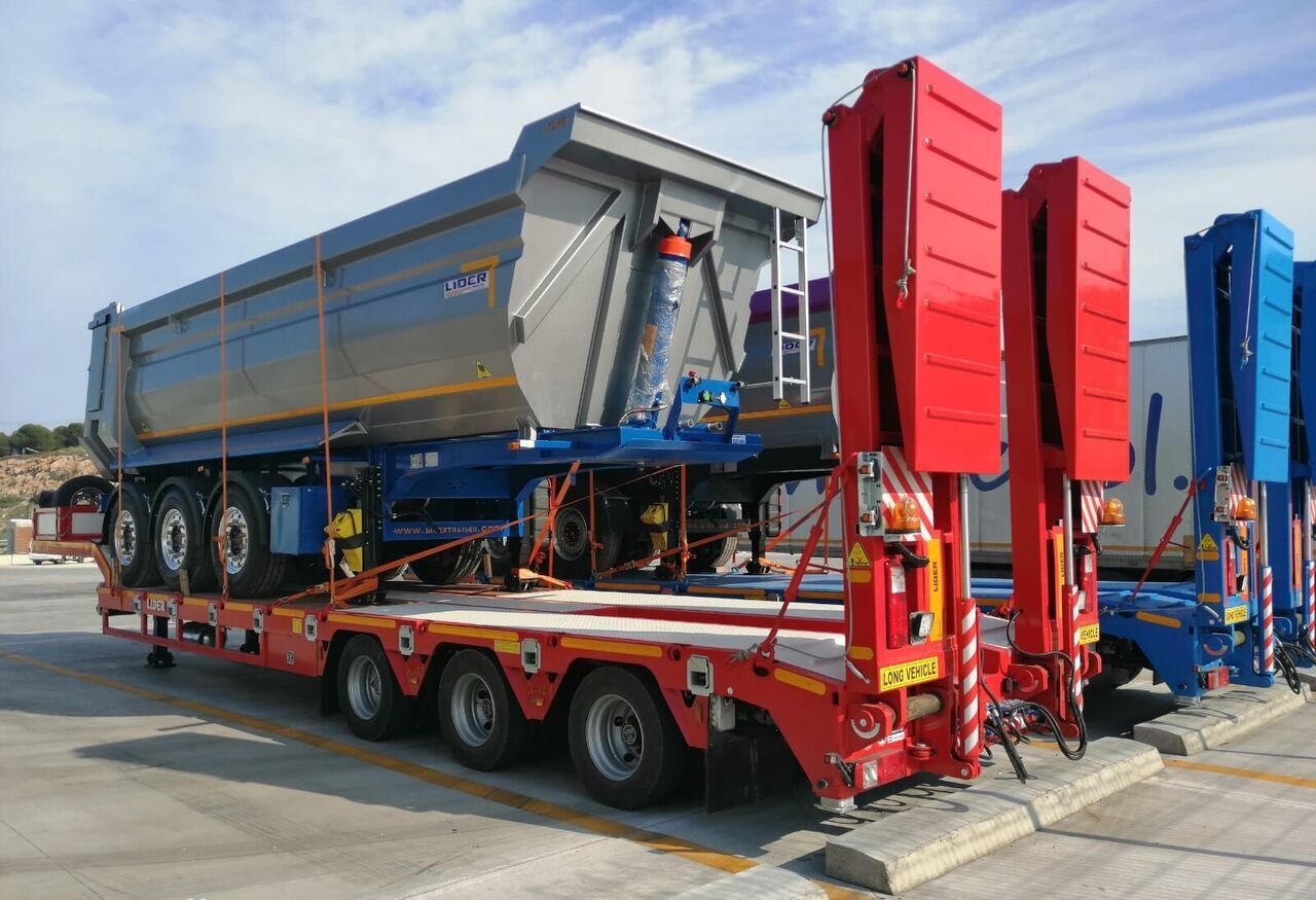Uus Madal platvormpoolhaagis transporditavad ained rasketehnika LIDER 2025 model new directly from manufacturer company available stock: pilt 10