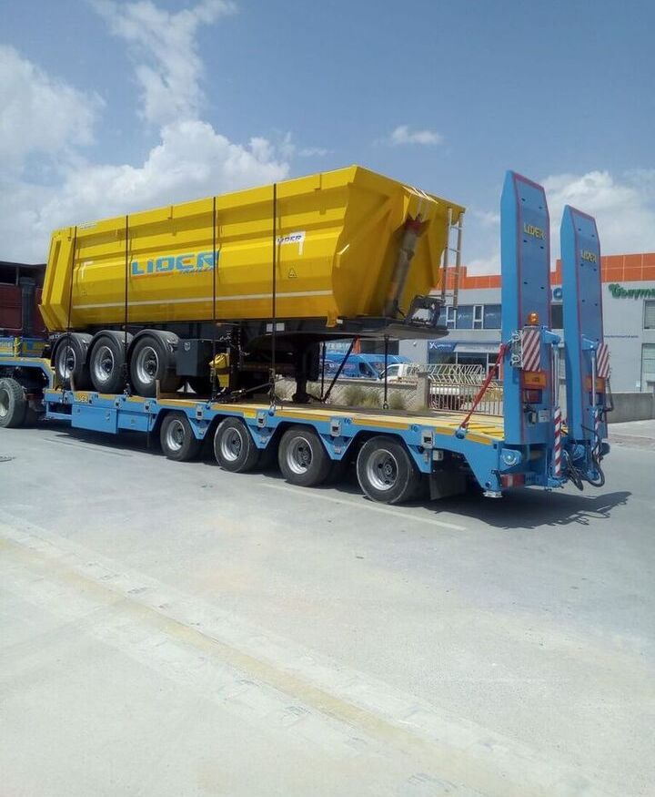 Uus Madal platvormpoolhaagis transporditavad ained rasketehnika LIDER 2025 model new directly from manufacturer company available stock: pilt 9