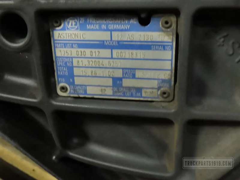 MAN Gearbox & Clutch Parts Versnellingsbak 12AS2130TD - Käigukast - Veoauto: pilt 3 MAN Gearbox & Clutch Parts Versnellingsbak 12AS2130TD - Käigukast - Veoauto: pilt 3