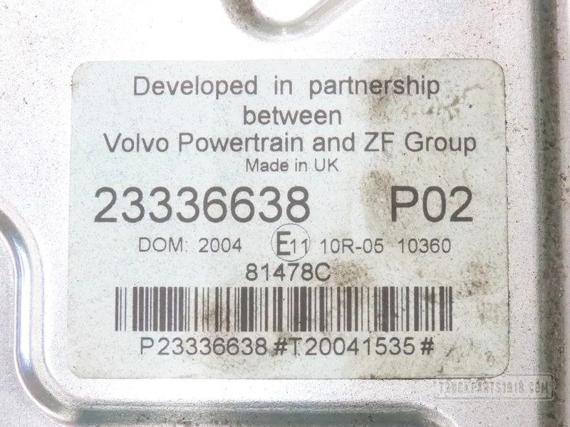 Volvo 23336638 ECU G13C420 E6 - Mootori juhtimisseade - Veoauto: pilt 2 Volvo 23336638 ECU G13C420 E6 - Mootori juhtimisseade - Veoauto: pilt 2