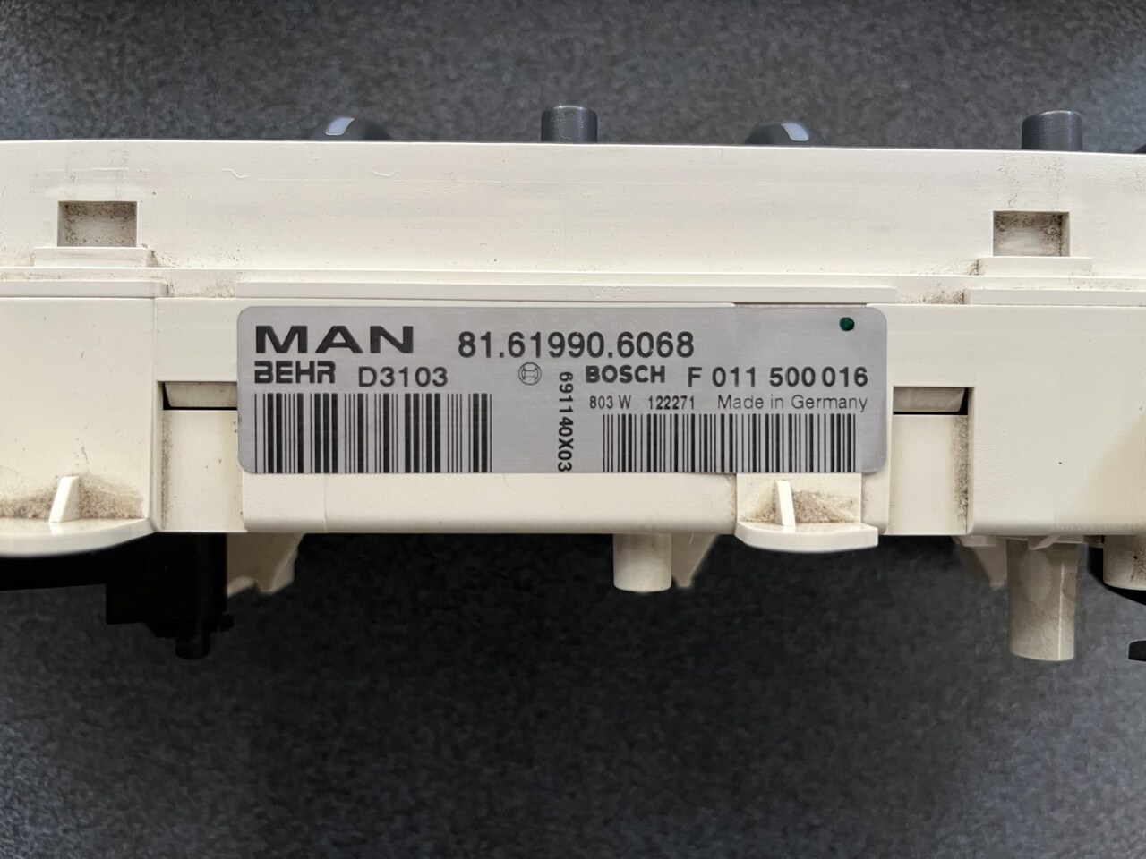 INSTRUMENTS MAN TGA - Elektrisüsteem - Veoauto: pilt 5 INSTRUMENTS MAN TGA - Elektrisüsteem - Veoauto: pilt 5