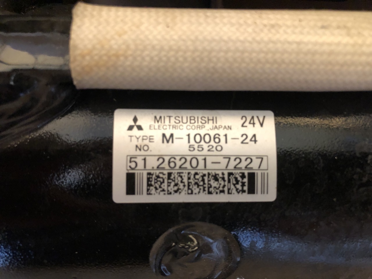 MAN STARTING MOTOR 24V MITSUBISHI - Starter - Veoauto: pilt 1 MAN STARTING MOTOR 24V MITSUBISHI - Starter - Veoauto: pilt 1