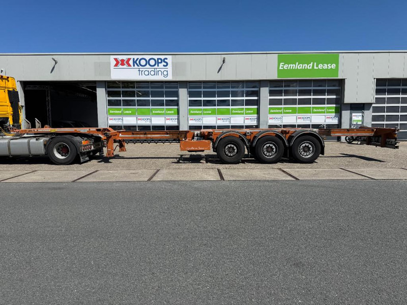 Broshuis MFCC container chassis Multi functioneel 2x 20 1x 30 1x 40 1x 45 saf assen uitschuifbaar tot 14,40 - Šassii poolhaagis: pilt 1 Broshuis MFCC container chassis Multi functioneel 2x 20 1x 30 1x 40 1x 45 saf assen uitschuifbaar tot 14,40 - Šassii poolhaagis: pilt 1