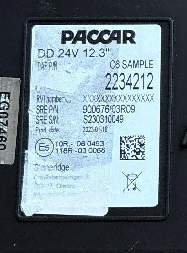 DAF XG COMBI-INSTRUMENT NIEUW - Armatuurlaud - Veoauto: pilt 3 DAF XG COMBI-INSTRUMENT NIEUW - Armatuurlaud - Veoauto: pilt 3