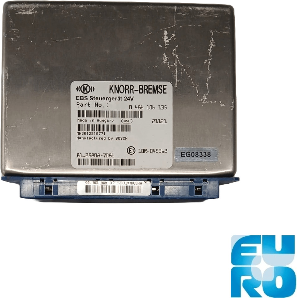 MAN TGS/X 06-EBS ELECTRONIC CONTROL UNIT (ECU) 5/7 KNORR PLUS 0486106309N50 - Mootori juhtimisseade - Veoauto: pilt 1 MAN TGS/X 06-EBS ELECTRONIC CONTROL UNIT (ECU) 5/7 KNORR PLUS 0486106309N50 - Mootori juhtimisseade - Veoauto: pilt 1