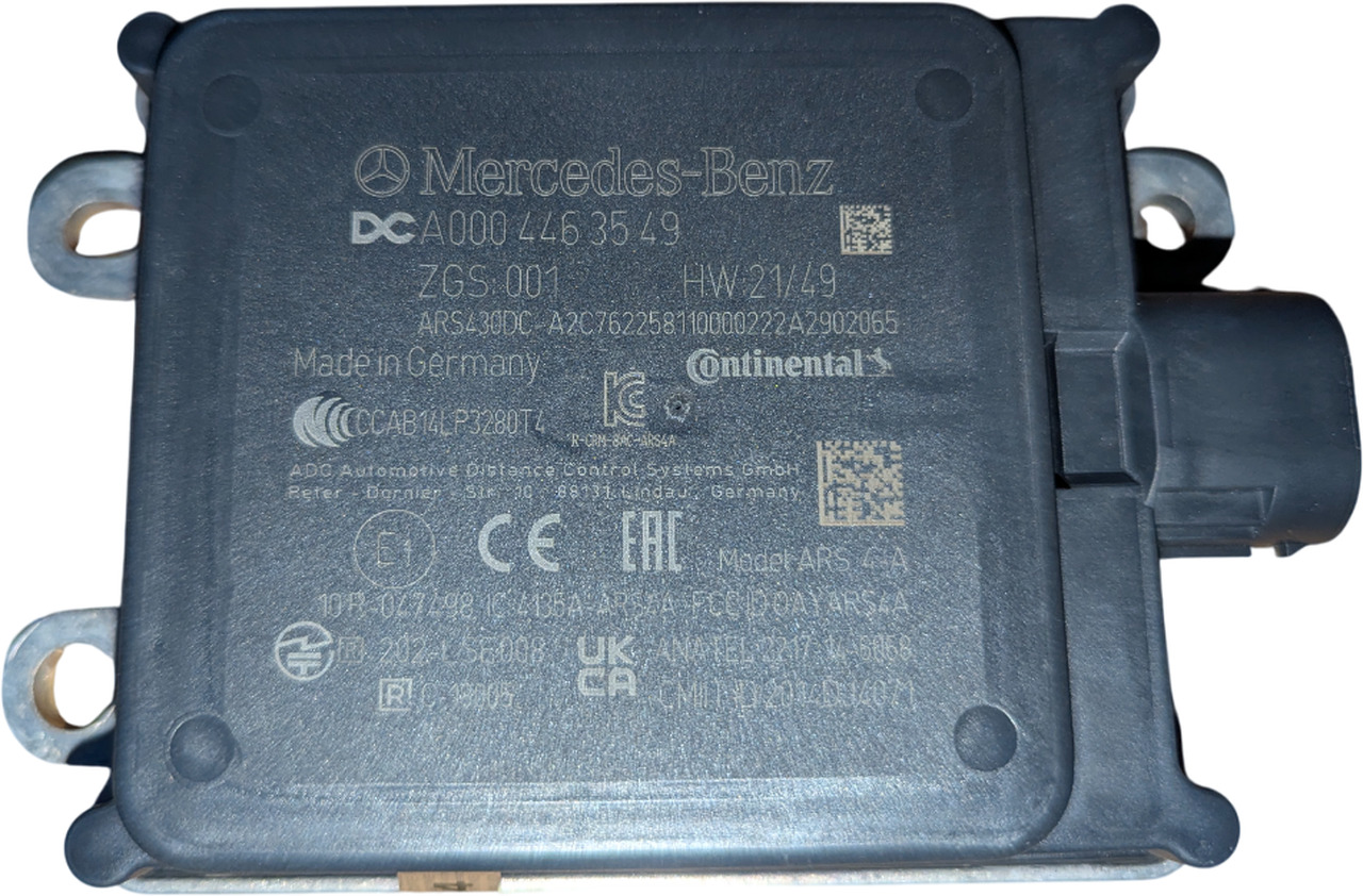 MERCEDES-BENZ OEM AFSTANDS RADAR SENSOR VOOR MP4-MP5 0004463549 - Sensor - Veoauto: pilt 1 MERCEDES-BENZ OEM AFSTANDS RADAR SENSOR VOOR MP4-MP5 0004463549 - Sensor - Veoauto: pilt 1